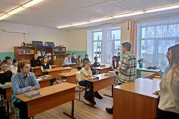 Студенты и преподаватели коми-пермяцко-русского отделения провели  профориентационные встречи