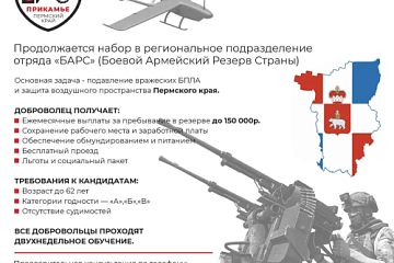 В Прикамье продолжается набор в отряд БАРС для охраны воздушного пространства